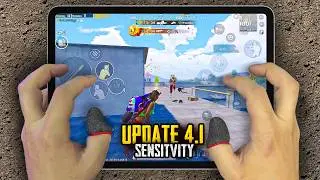iPad Pro M2 (120fps) PUBG HANDCAM 🔥 HDR+120FPS ❤️ Pubg Test/ Gameplay/ Sensitivity + Control 🔥