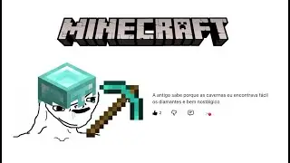 🔴Um garoto aleat&oacute;rio comentou no meu v&iacute;deo que minecraft antigo &eacute; melhor,ent&atilde;o vou jogar.
