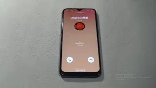 Samsung Galaxy A30s Red Robot Android Incoming call