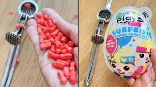 Satisfying Video! Reverse Video ASMR | ASMR crushing | Beads | Cubes | Candy | Stones !