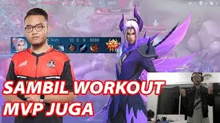BICEP BESAR, WINRATE LAGI TINGGI. LING DOMINUS BEST JUGA SAMBIL WORKOUT PUN MVP!