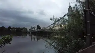 UNSEEN Walk from Hammersmith Bridge to Furnivall Gardens near River Thames in West London [4K UHD]