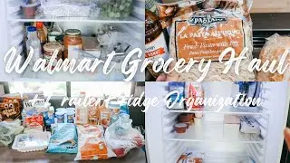 Walmart Grocery Haul + how I organize my trailer fridge