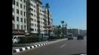 Driving in Alexandria, Egypt listening to Dalida, Aghany Aghany مصر- الاسكندريه