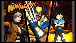 Ultimate Marvel vs Capcom 3 arcade.Dante-Tron -Wolverine.