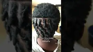 SHORTEST HAIR instant locs😱😱 #dreadlocks #instantlocs #shorthair #dreads