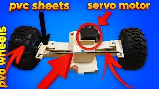DIY RC Car Steering System from PVC Sheets | The ULTIMATE Beginner's Guide!
