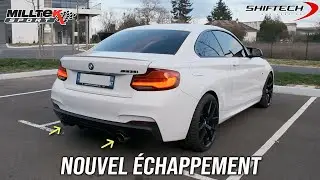 Nouvelle ligne d&rsquo;&eacute;chappement MILLTEK pour ma BMW M235i !