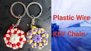 Plastic wire  key chain, Amla knot  key chain 