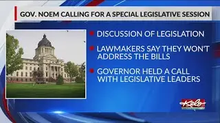 Noem pitches transgender sports ban; lawmakers say not now