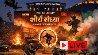 जयपुर में Shaurya Sanadhya | Indian Army की ताकत का लाइव प्रदर्शन | Rajnath singh