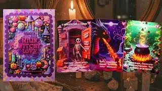 🔮 The Milin Witchy Love oracle by Milin Moonlight, it's so beautiful 😍 🔮