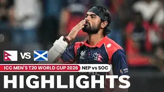 Scotland vs Nepal ICC T20 World Cup 2026 Match Highlights | SCO vs NEP World Cup Highlights