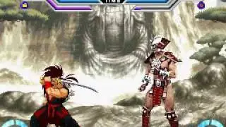 Mugen: Haohmaru(Me) vs. Shao Kahn by Kazmer13