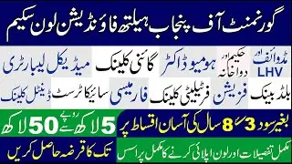 How to Apply for Punjab Health Foundation's Interest-Free Loan for Medical Professionals