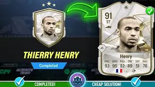 91 Base Icon Thierry Henry SBC Completed - Cheap Solution & Tips - FC 24