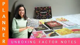 UNBOXING FACTOR NOTES PLANNER