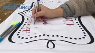 Doodle Pillowcase - Available at Wicked Uncle