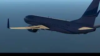 X PLANE 11, 737 ZIBO, EPKT -LGSK zniżanie, VOR DME NDB APPROACH, LANDING  SKIATHOS part.2 poradnik