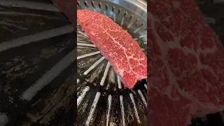 Shoulder clod heart steak🥩 #thailand #bangkong #yakiniku #asmr