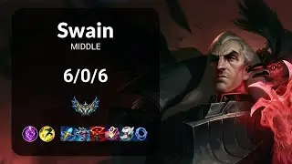 Swain vs Akali MIDDLE - KR CHALLENGER Patch 14.22