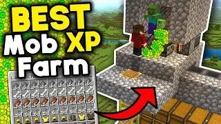 Best Mob XP Farm Minecraft Bedrock 1.21 (2025) (No Spawner)