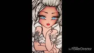 🧐 Coloring technique - pencils over markers part 1 Hannah Lynn