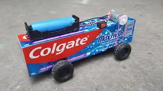 How To Make A Toy Car From Colgate Box At home | Awesome Ideas