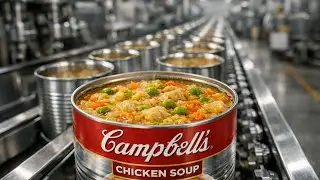 How Millions of Canned Soups Are Made Everyday | Inside Soup Factory