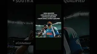 Teams that are qualified for semi finals 🔥❣️#india #cricket