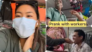 Hilarious Time Pass  Magic Prank  With Workers😂 #tibetan #funny #prank 