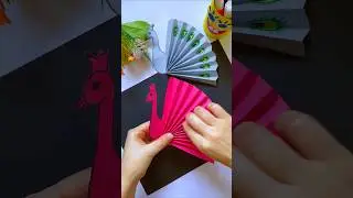 Peacock Paper craft #papercraft #activity #yuvrajdhruvika #dhruvika #peacock #easydrawing #kids