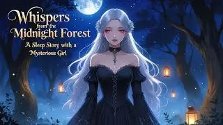 Whispers from the Midnight Forest  Sleep Story with a Mysterious Girl