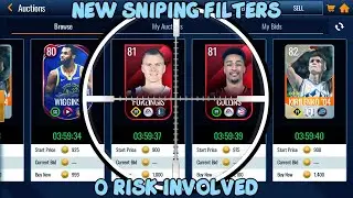 *NEW* SNIPING FILTER IN NBA LIVE MOBILE SEASON 5 | INSANE COIN MAKING METHOD 2021