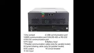 Easun Power 5000W Solar Inverter 500Vdc 80A MPPT Parallel off grid+ on grid Inverter Built-in WIFI
