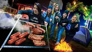 FIZ UM MEGA CHURRASCO NA PRIMEIRA NOITE DAS BOIADEIRAS