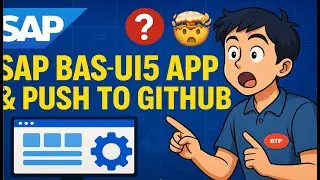 SAP BAS UI5 App & Push to GitHub