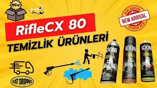 RifleCX CX80 Tabanca-t&uuml;fek temizlik &uuml;r&uuml;nleri. RifleCX Gun Cleaning and Care Spray Bore Foam