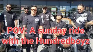 Harley Davidson only ride with the Hundredboyz. | Thunder from down under #vlog7