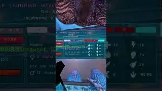 ark lightning wyvern 62 DMG on Day 7 #shorts