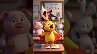 Sunny Quark learns English #animation #funny #ducklingspro #viralduck #cute #cartoon #storyloop
