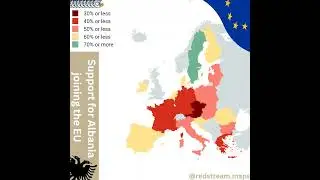 Support for Albania joining the EU! #map #eu #albania #europe #youtubeshorts