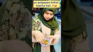 Golgappa Lovers, Yeh Dekhna mat Bhoolna #ytshorts #sabicusine #tareefan #trendingnow