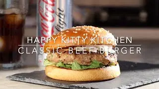 Homemade Classic Beef Burger Marinade-اسهل وصفة تتبيلة لبرقر اللحم المنزلي ||HappyKittyKitchen
