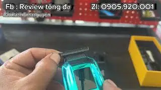 Review tông đơ chấn viền Kemei 2795 động cơ ko chổi than tốc độ cao 8000vòng giá 4xx