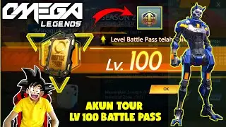 BATTLE PASS LV100 dan Akun tour Zeethepoo Update  - Omega legends Indonesia