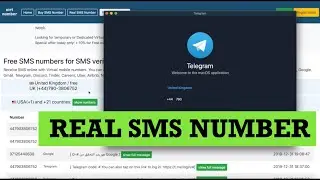 Real SMS number to receive sms