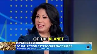 NEW📺 Good Morning America highlights Bitcoin34% surge since election,even quoting classic Bitcoiner