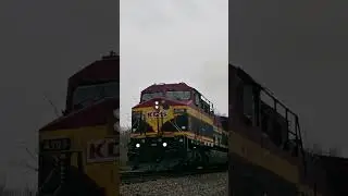CPKC Mainline Traffic KCS 4505 Short #railfan #asmr  #canadianpacific #trains #cpkc