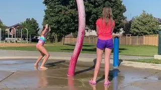 Splash pad fun